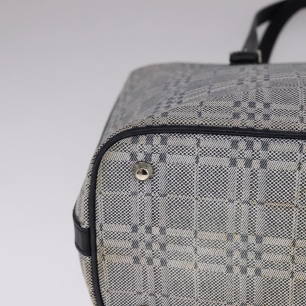 Burberry Vintage Tote Bag Canvas Gray Canvas Tote Bag