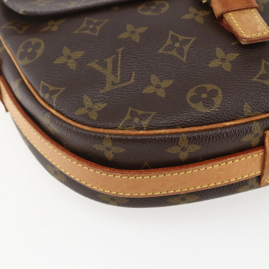 Louis Vuitton Jeune Fille Handbag Monogram Canvas Brown Canvas Shoulder Bag