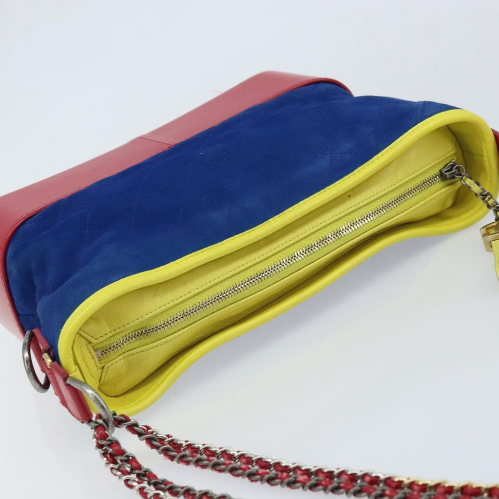 Chanel Gabrielle Hobo Quilted Suede Multicolour Suede Shoulder Bag Bag
