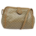 Celine Macadam Shoulder Bag Pvc Leather Beige Pvc Bag