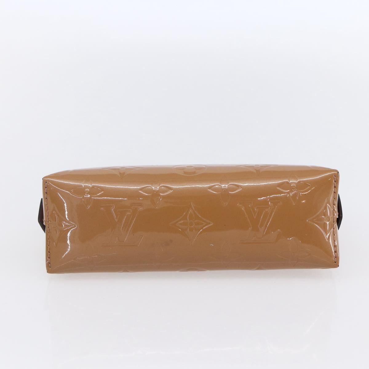 Louis Vuitton Cosmetic Pouch Monogram Vernis Brown Patent_Leather Clutche & Pouche Bag