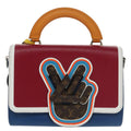 Louis Vuitton Twist Top Handle Bag Limited Edition Peace Love Epi And Monogram Canvas Multicolour Leather Bag