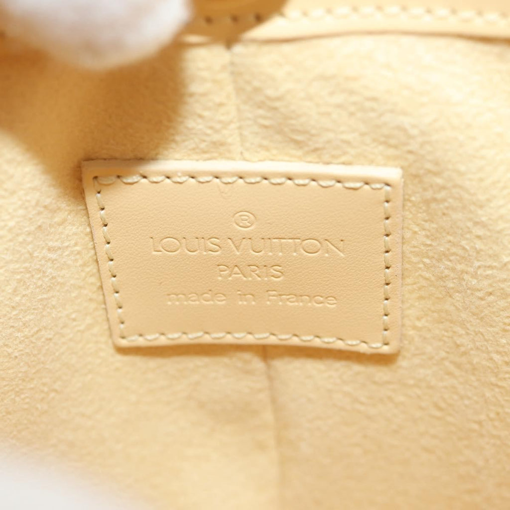 Louis Vuitton Demi Lune Pochette Epi Leather Beige Leather Clutche & Pouche Bag