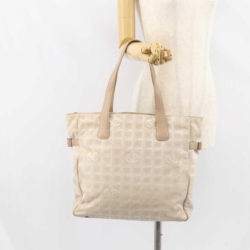 Chanel Travel Line Tote Nylon Pink Nylon Tote Bag Bag