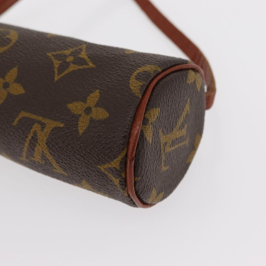 Louis Vuitton Papillon Pochette Monogram Canvas Brown Canvas Clutche & Pouche Bag