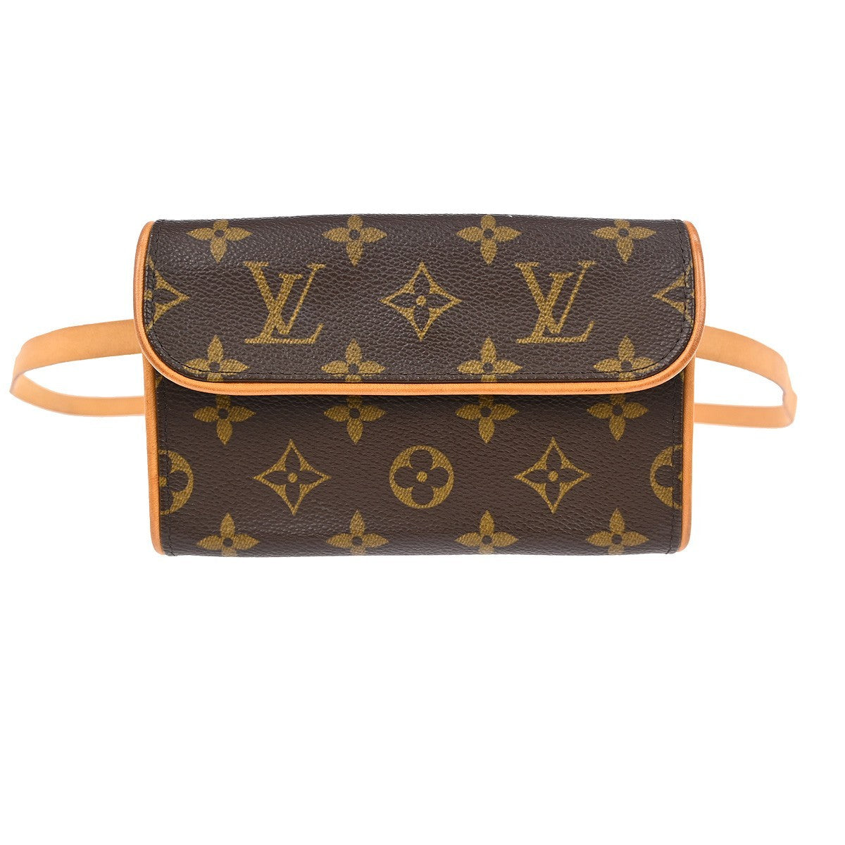 Louis Vuitton Florentine Waist Bag Monogram Canvas Brown Canvas Clutche & Pouche Bag