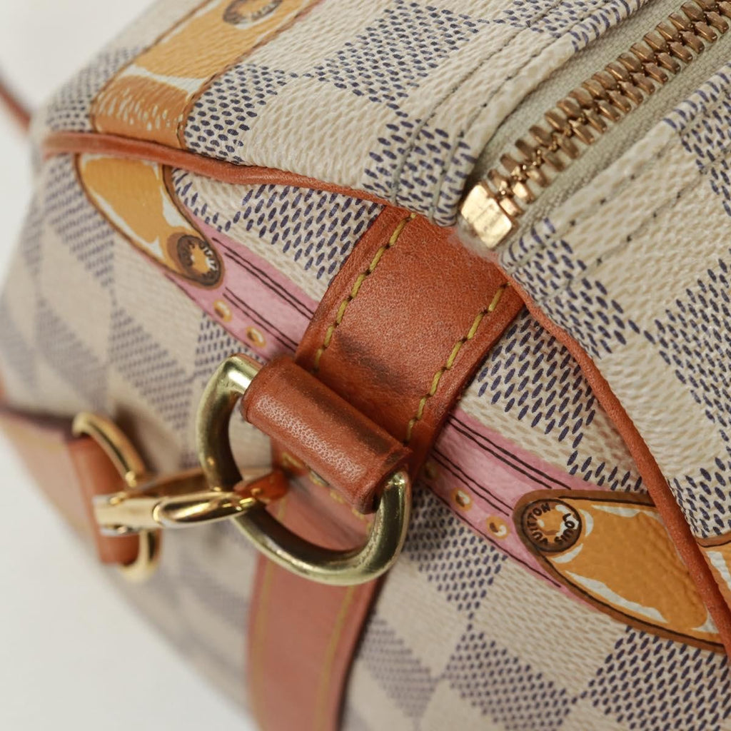 Louis Vuitton Speedy Bandouliere Bag Limited Edition Summer Trunks Monogram Canvas Multicolour Canvas Handbag