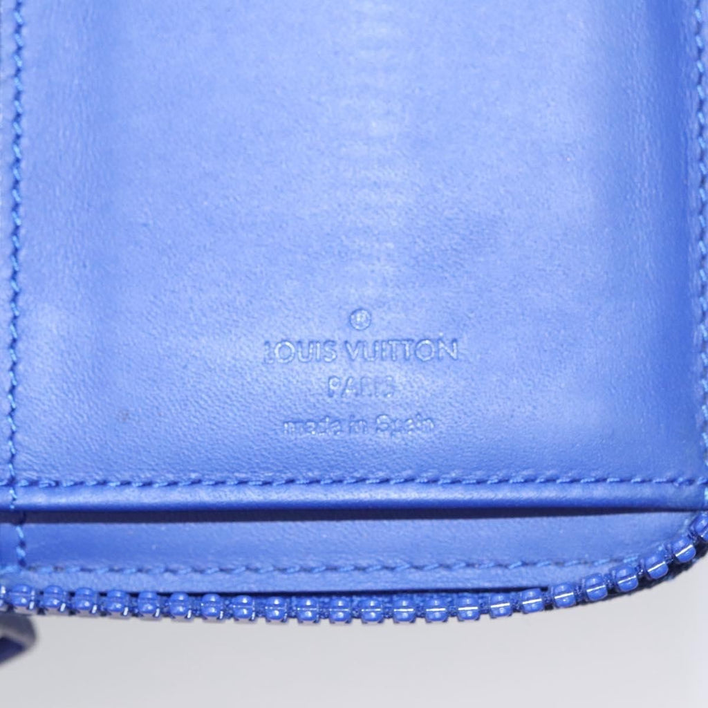 Louis Vuitton Portefeuille Zippy Monogramme Empreinte Monogramme Empreinte Blue Leather Wallets Accessory