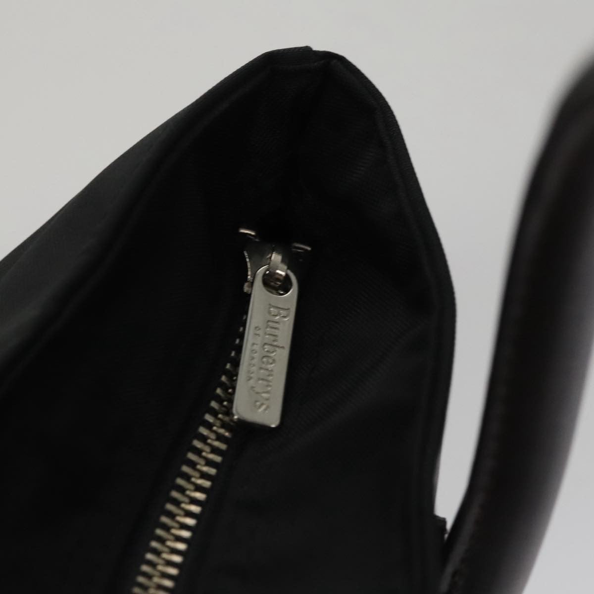 Burberry Blue Label Tote Bag Nylon Black Nylon Tote Bag