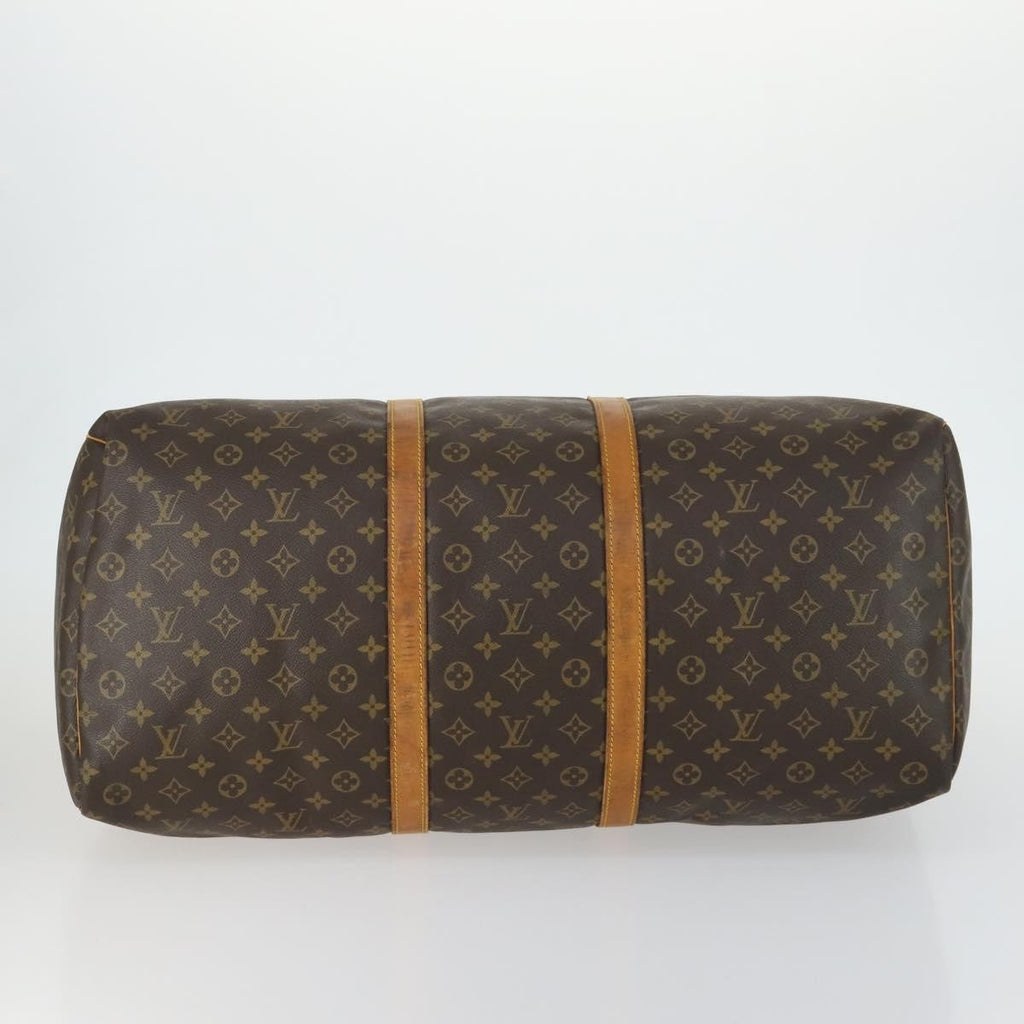 Louis Vuitton Keepall Bag Monogram Canvas Brown Canvas Travel Bag