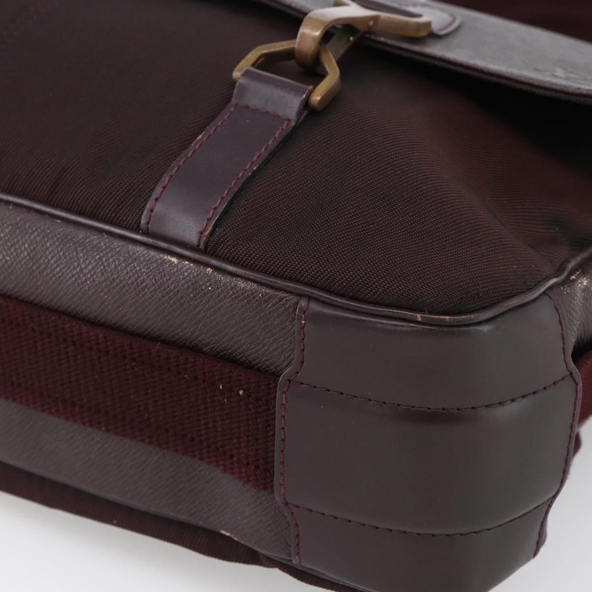 Louis Vuitton Dersou Bag Taiga Leather And Canvas Brown Leather Shoulder Bag