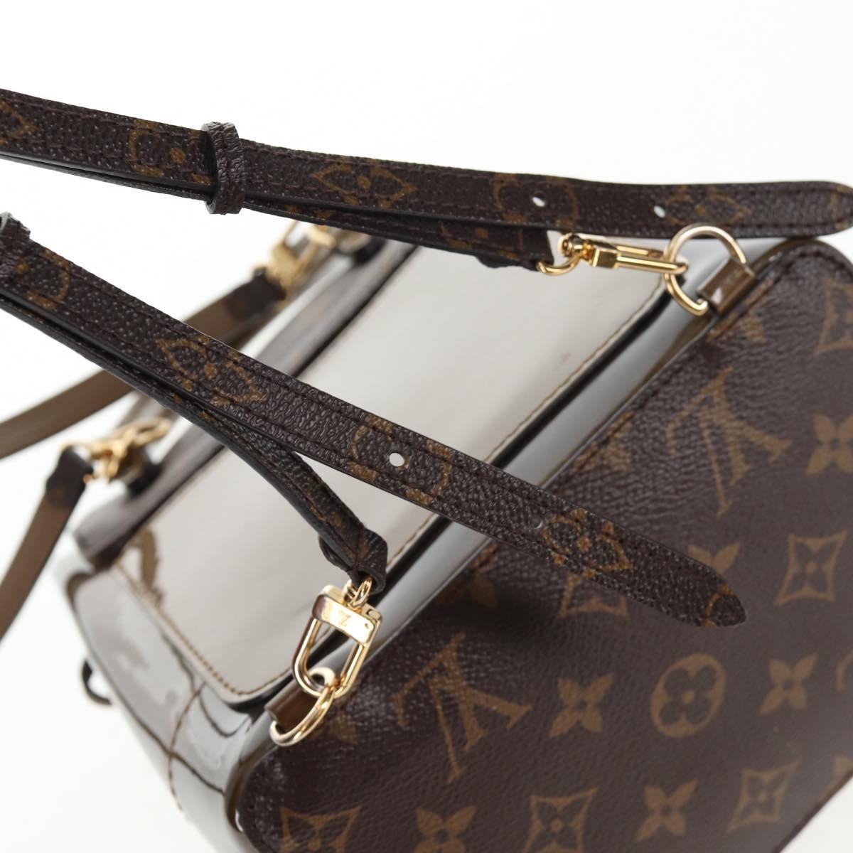 Louis Vuitton Hot Springs Backpack Vernis With Monogram Canvas Khaki Canvas Backpack Bag