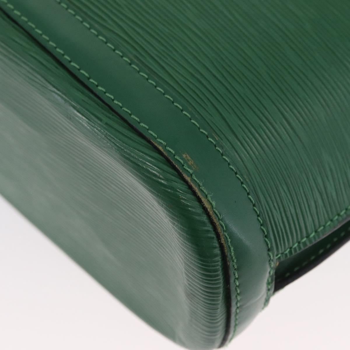 Louis Vuitton Lussac Handbag Epi Leather Green Leather Shoulder Bag