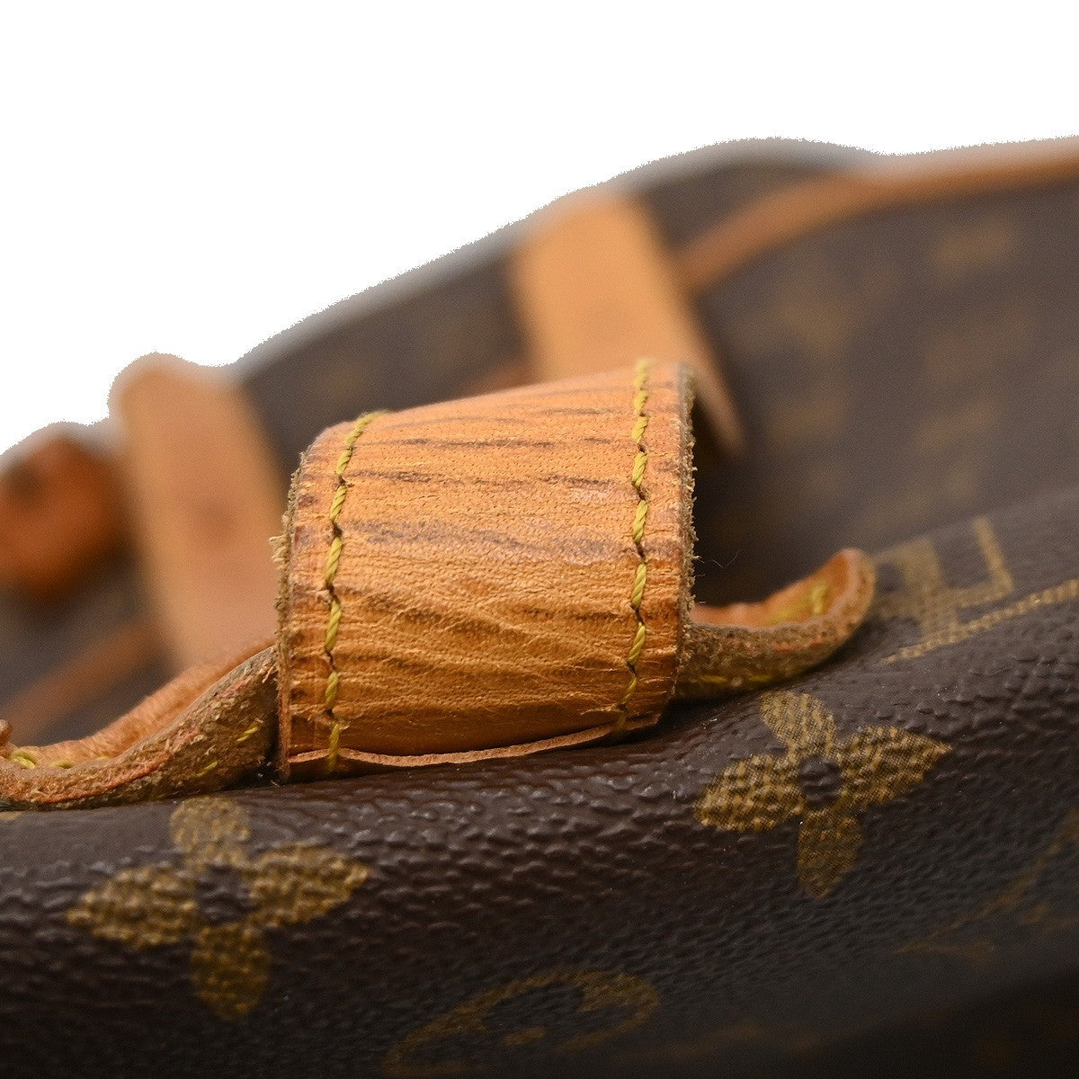 Louis Vuitton Saumur Handbag Monogram Canvas Brown Canvas Shoulder Bag