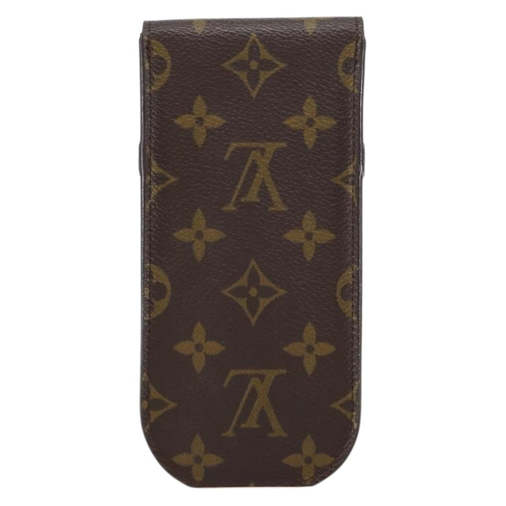 Louis Vuitton Etui À Lunette Canvas Brown Canvas Wallets Accessory