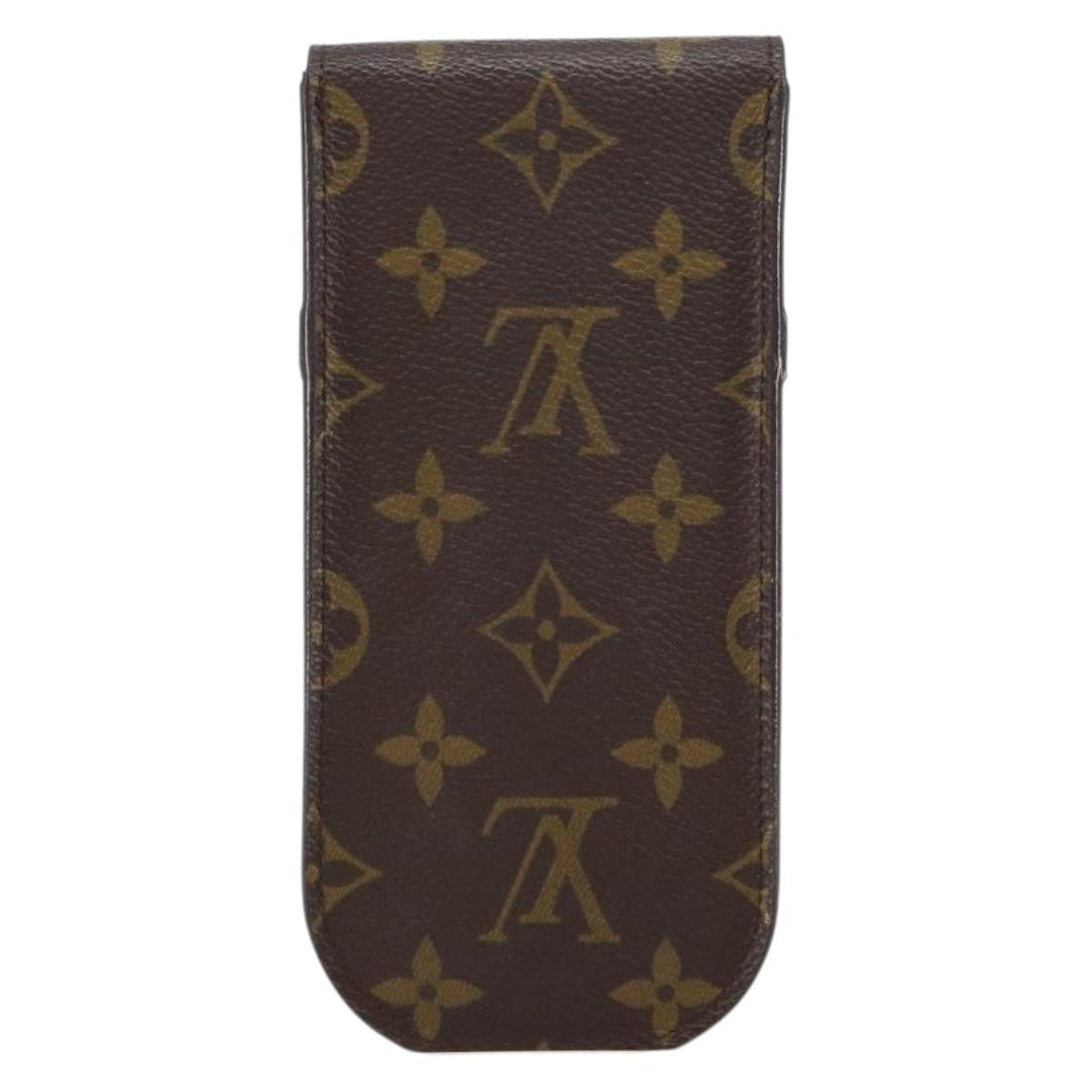 Louis Vuitton Etui À Lunette Canvas Brown Canvas Wallets Accessory