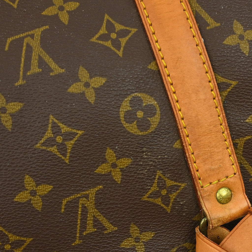 Louis Vuitton Keepall Bag Monogram Canvas Brown Canvas Travel Bag