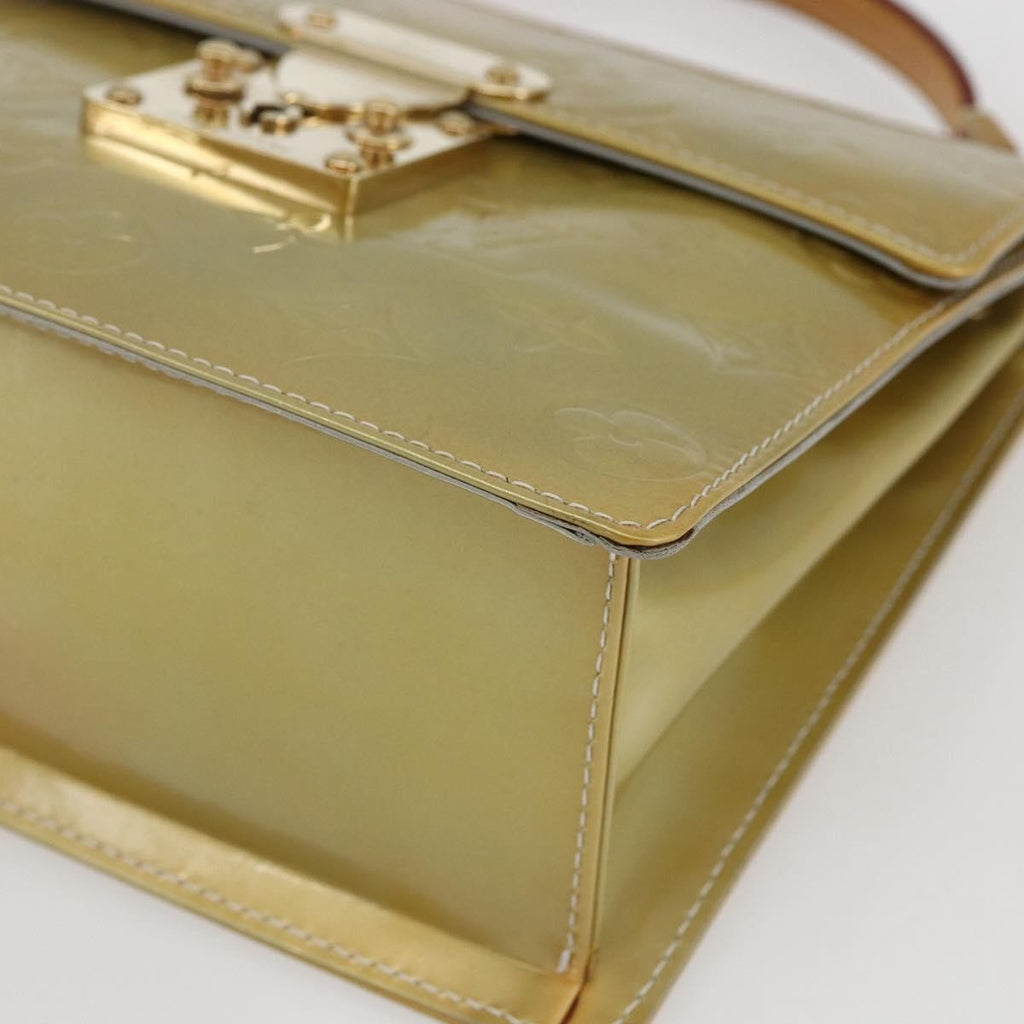 Louis Vuitton Spring Street Nm Handbag Patent Leather Gray Patent_Leather Handbag