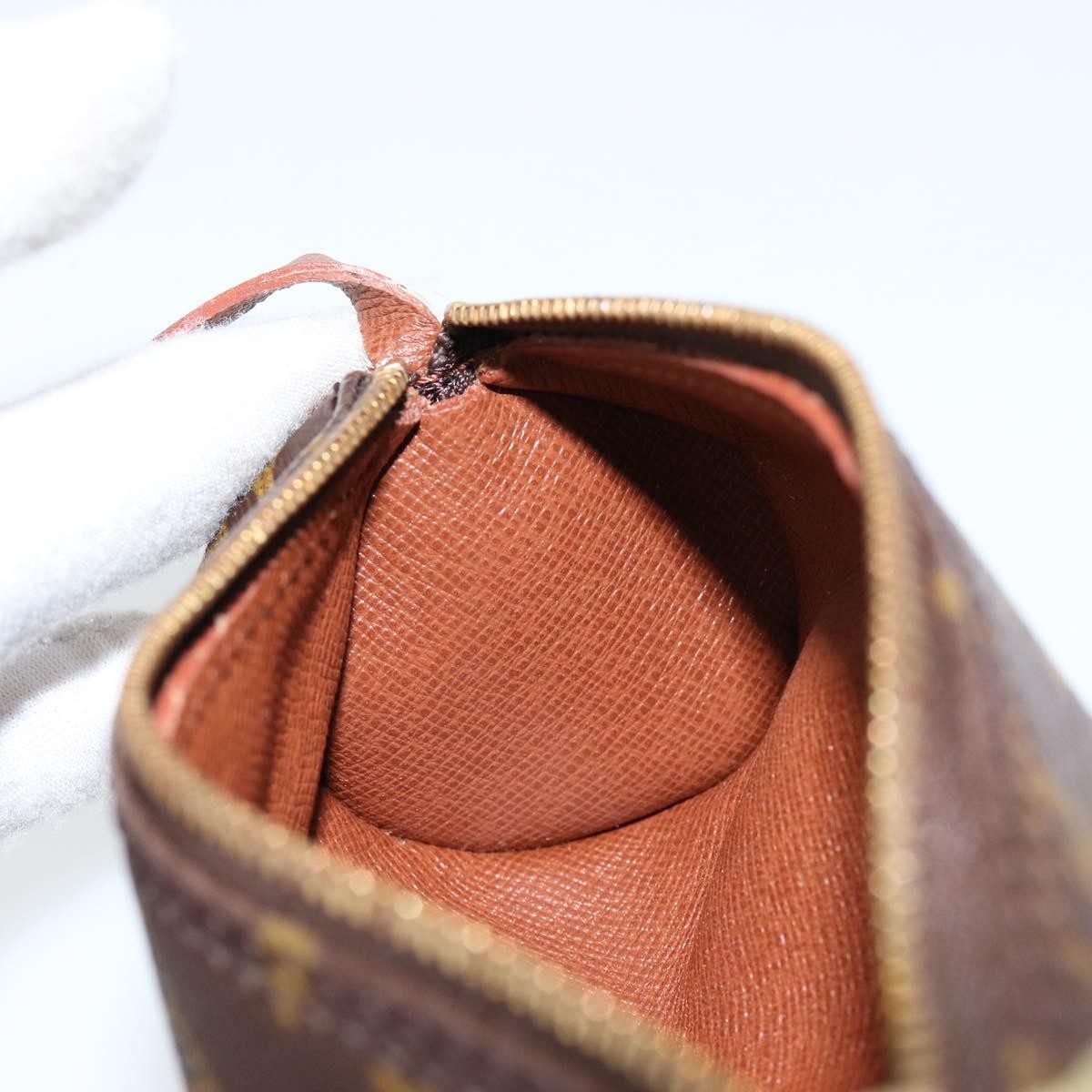 Louis Vuitton Papillon Pochette Monogram Canvas Brown Canvas Clutche & Pouche Bag