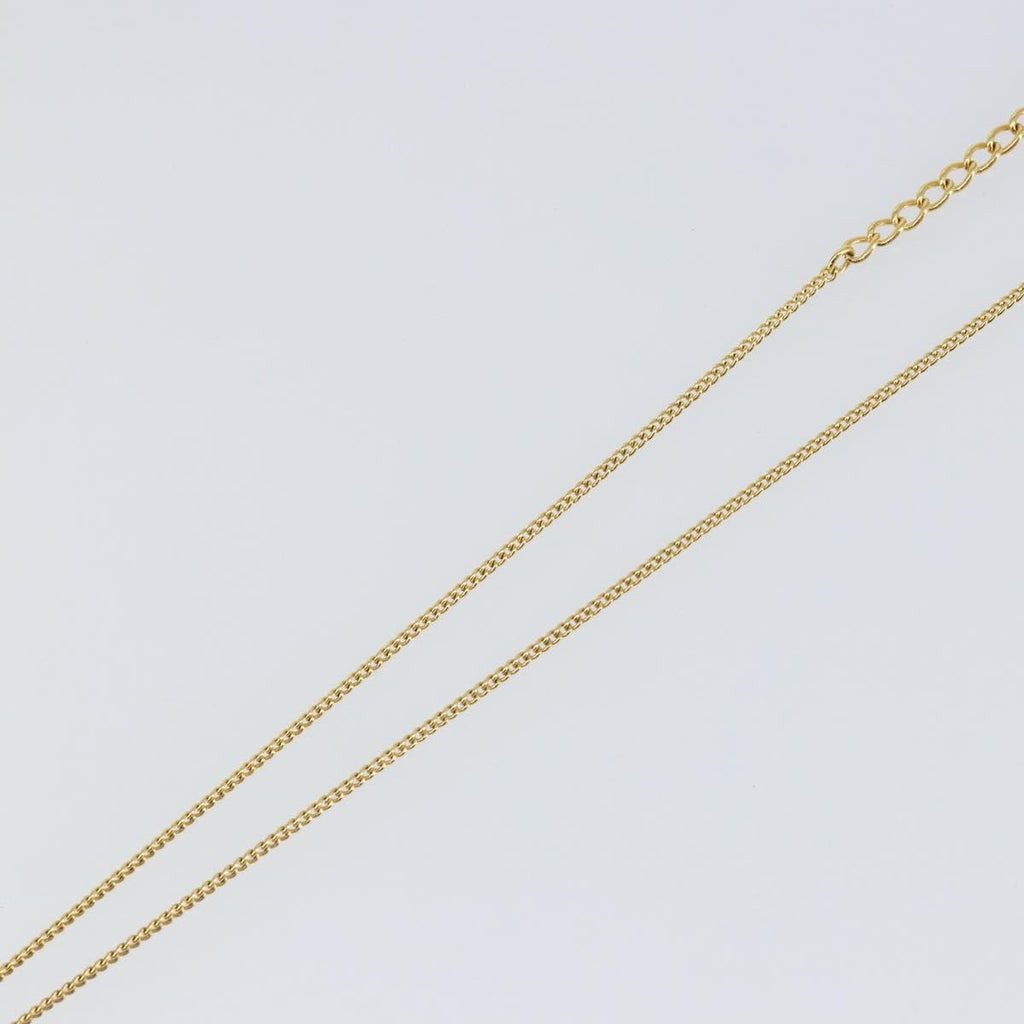 Christian Dior Cd Heart Necklace Metal Gold Metal Jewelry (Pre-Owned)