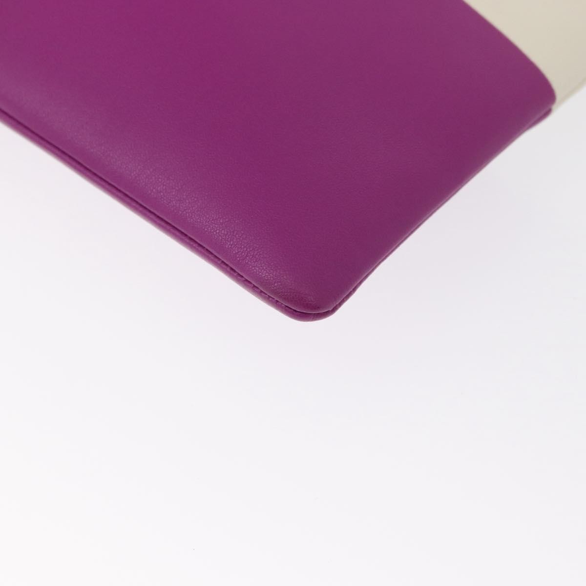 Celine Bicolor Solo Clutch Leather Multicolour Leather Clutche & Pouche Bag