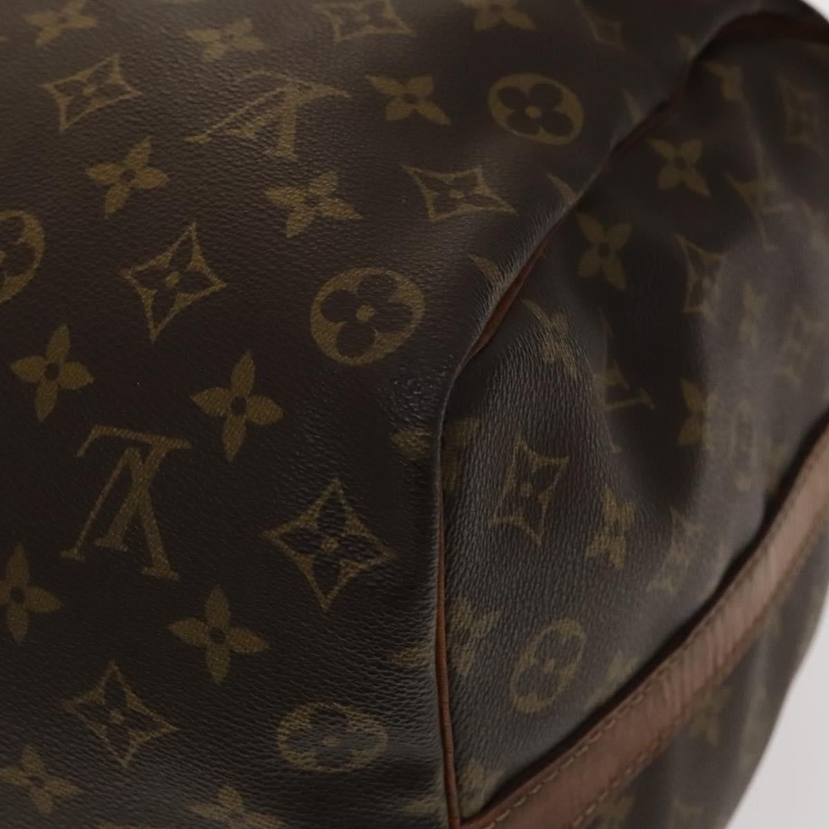 Louis Vuitton Keepall Bandouliere Bag Monogram Canvas Brown Canvas Travel Bag