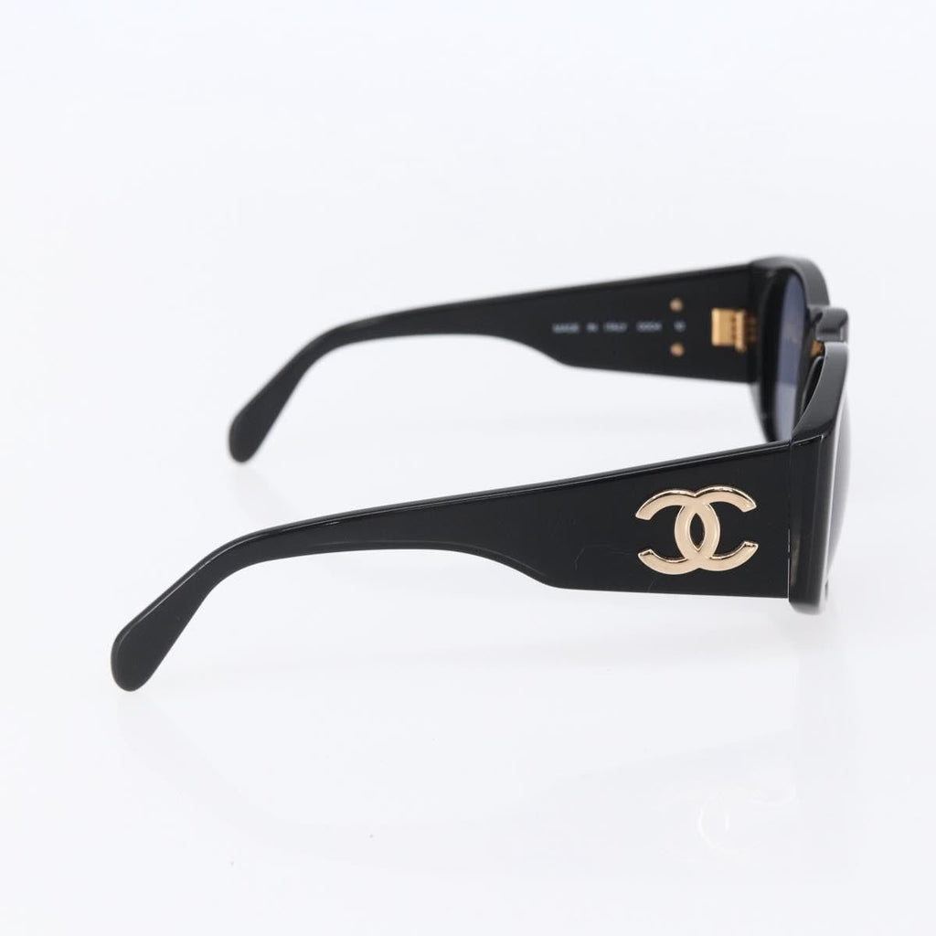 Chanel Chanel Logo Sunglasses Eye Wear Plastic Black Plastic Sunglasse Accessory