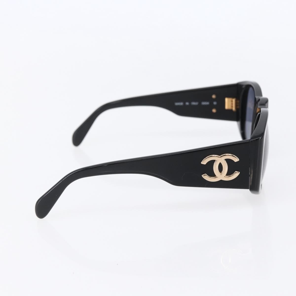 Chanel Chanel Logo Sunglasses Eye Wear Plastic Black Plastic Sunglasse Accessory