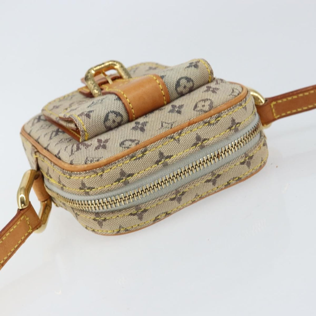 Louis Vuitton Juliette Crossbody Bag Mini Lin Blue Canvas Shoulder Bag