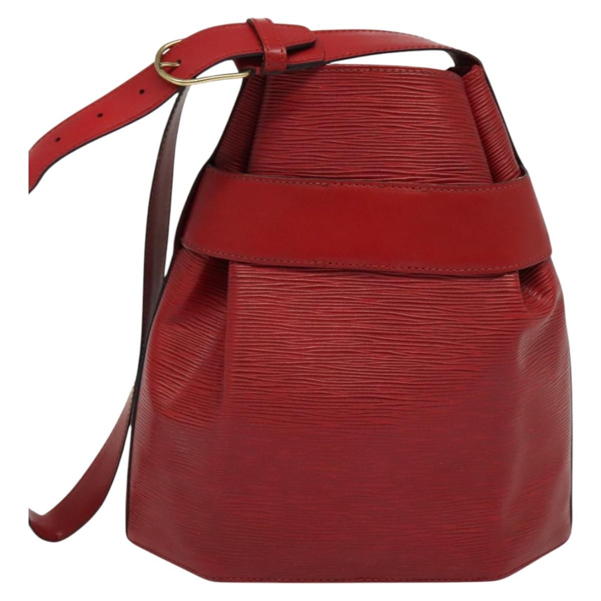 Louis Vuitton Vintage Sac D'epaule Handbag Epi Leather Red Leather Shoulder Bag