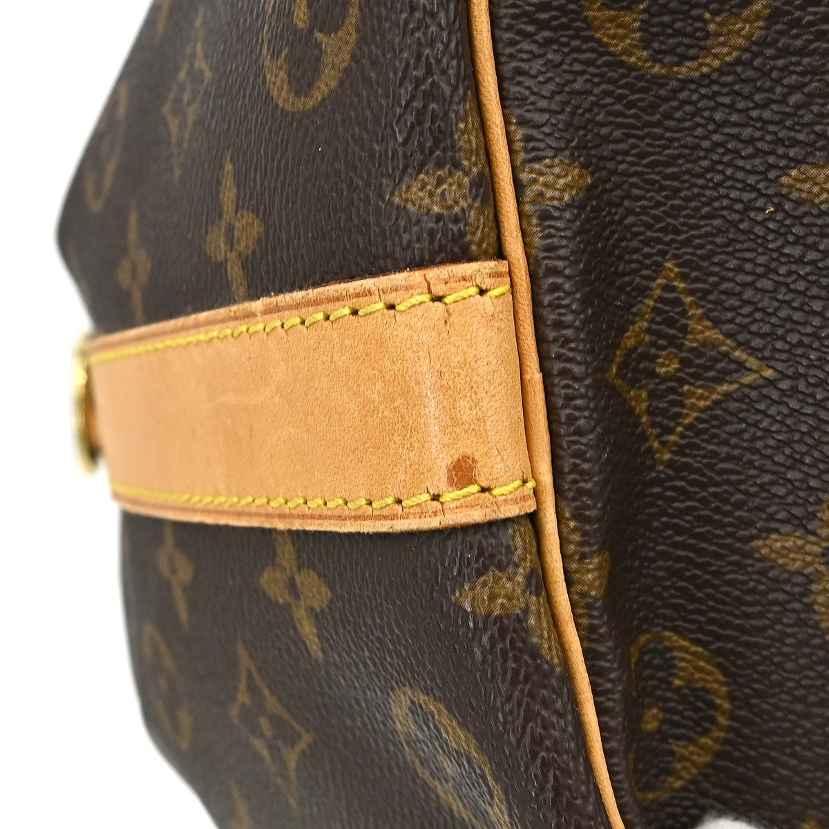 Louis Vuitton Keepall Bandouliere Bag Monogram Canvas Brown Canvas Travel Bag