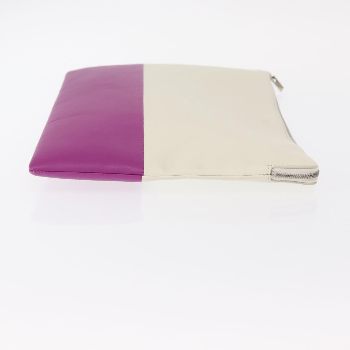 Celine Bicolor Solo Clutch Leather Multicolour Leather Clutche & Pouche Bag