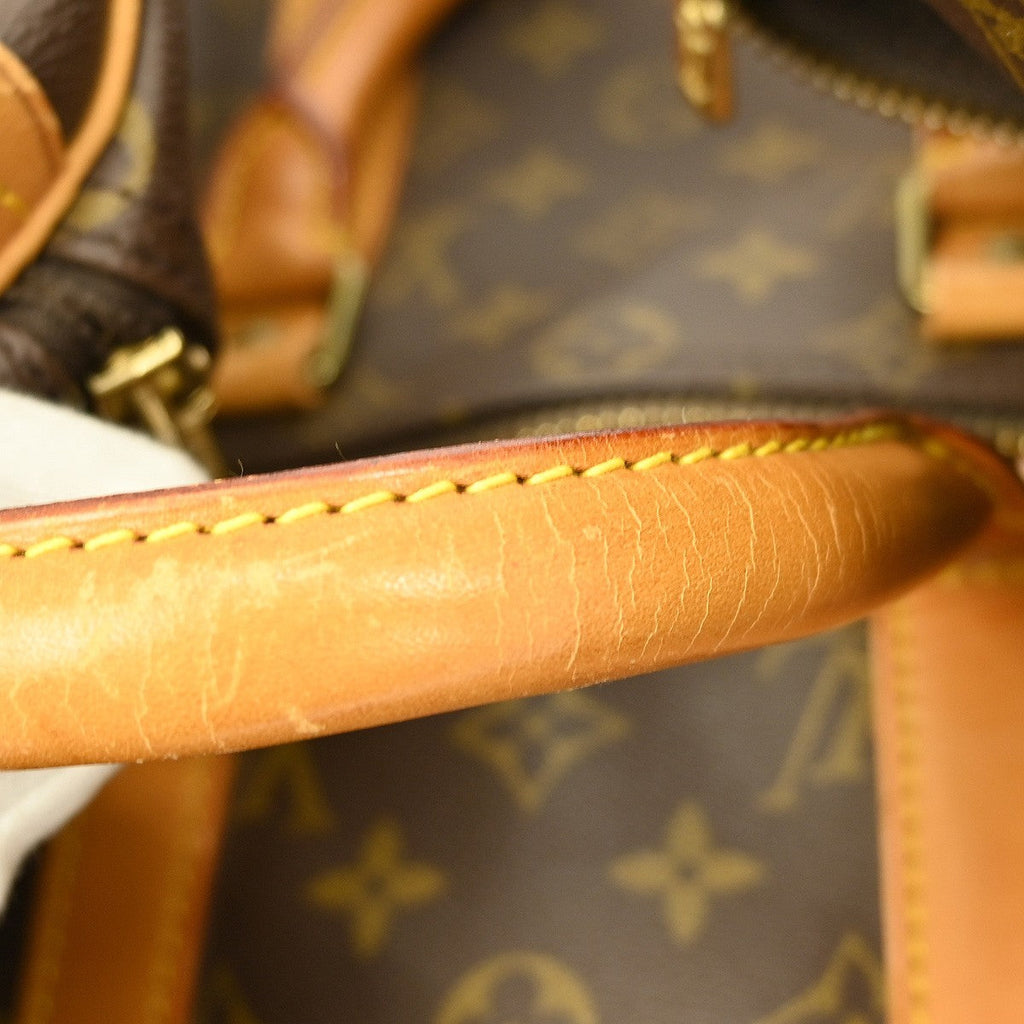 Louis Vuitton Keepall Bag Monogram Canvas Brown Canvas Travel Bag