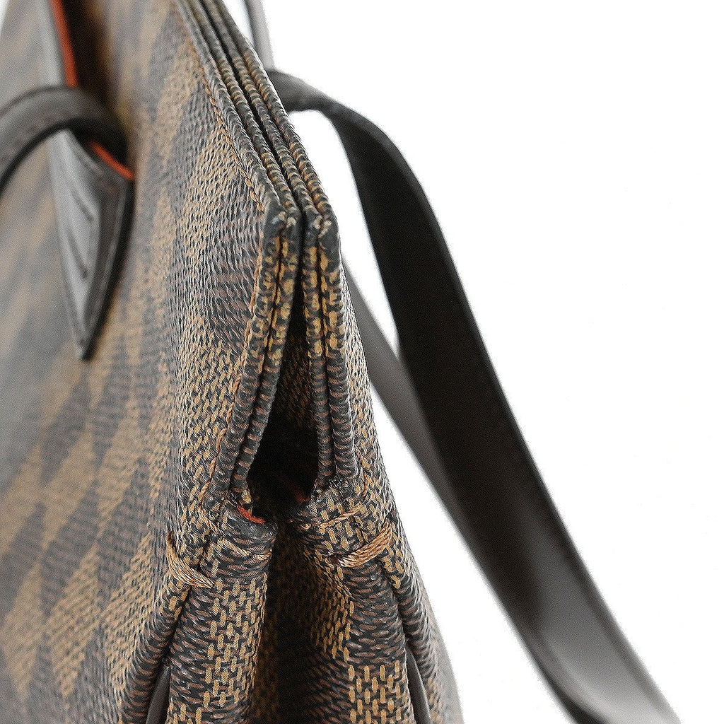 Louis Vuitton Parioli Handbag Damier Brown Canvas Tote Bag