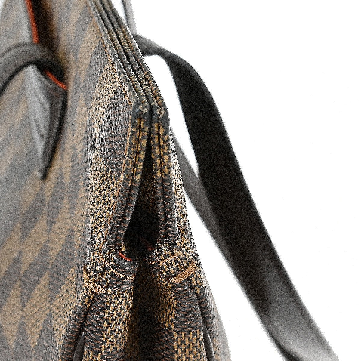 Louis Vuitton Parioli Handbag Damier Brown Canvas Tote Bag