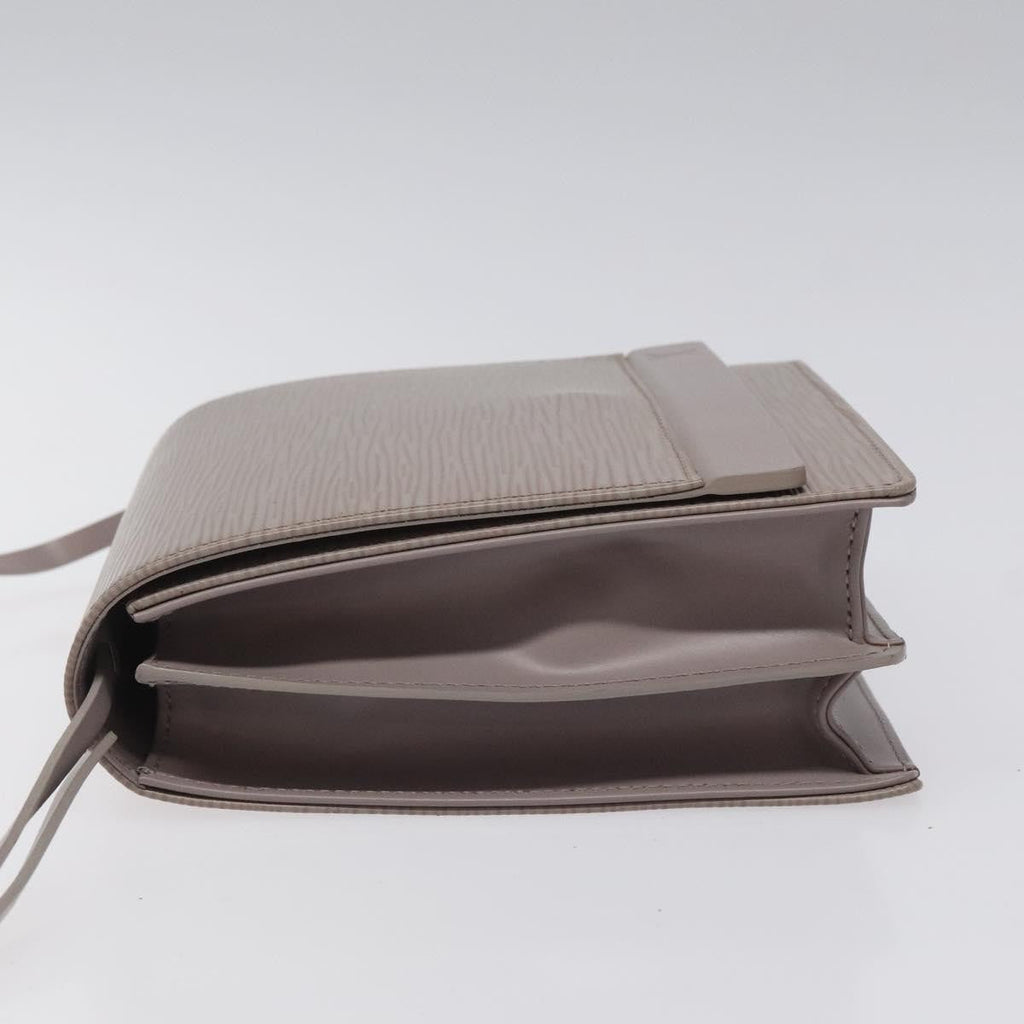 Louis Vuitton Biarritz Shoulder Bag Epi Leather Gray Leather Shoulder Bag