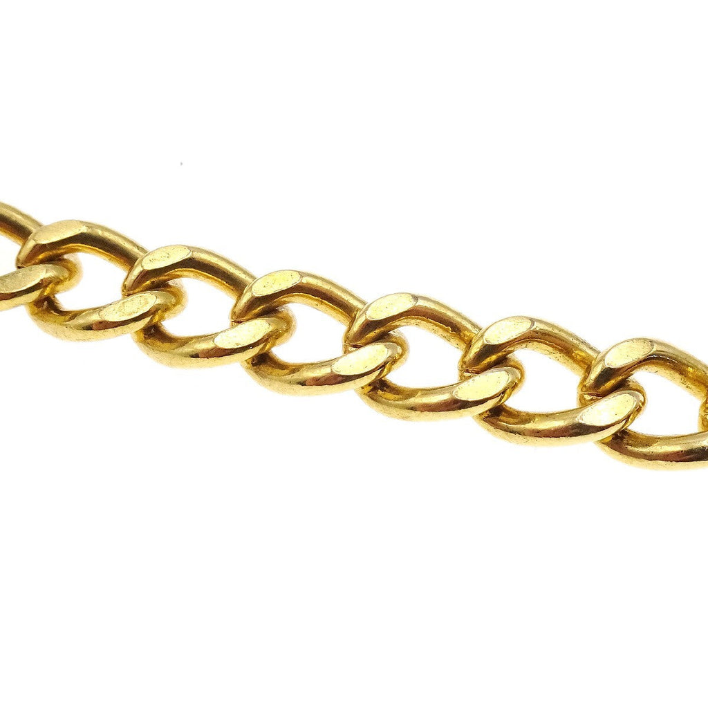 Chanel Vintage Cc Turnlock Chain Bracelet Metal Gold Gold_Plated Bracelet Jewelry