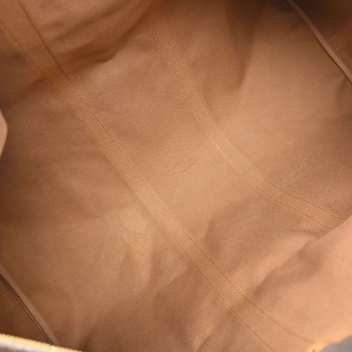 Louis Vuitton Keepall Bag Monogram Canvas Brown Canvas Travel Bag