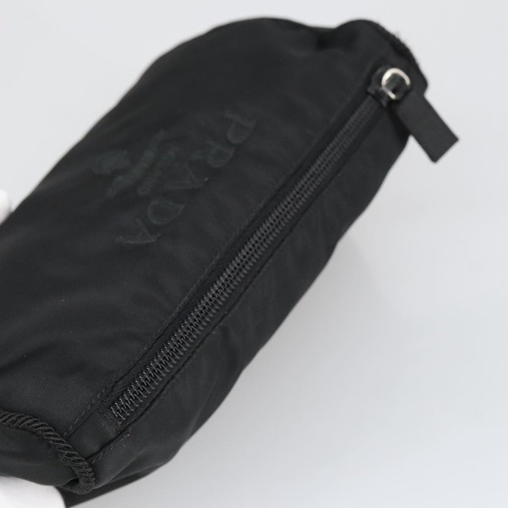Prada Toiletry Pouch Tessuto Black Nylon Clutche & Pouche Bag