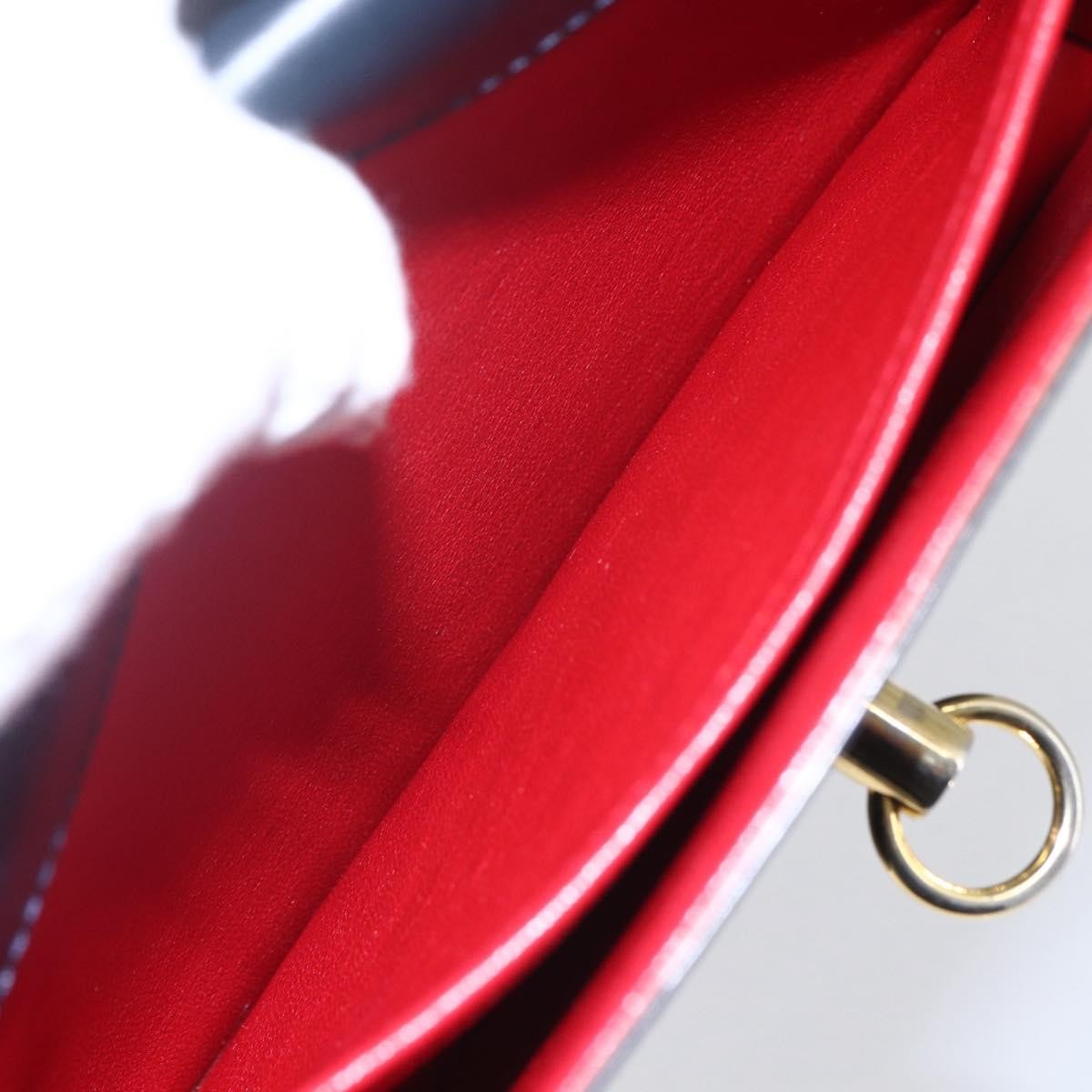 Celine Clutch Bag Leather Navy Leather Clutche & Pouche Bag