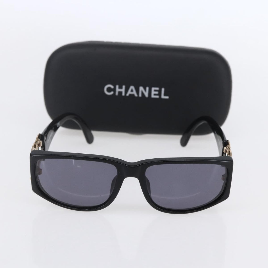 Chanel Logo Cc Sunglasses Plastic Black Plastic Sunglasse Accessory