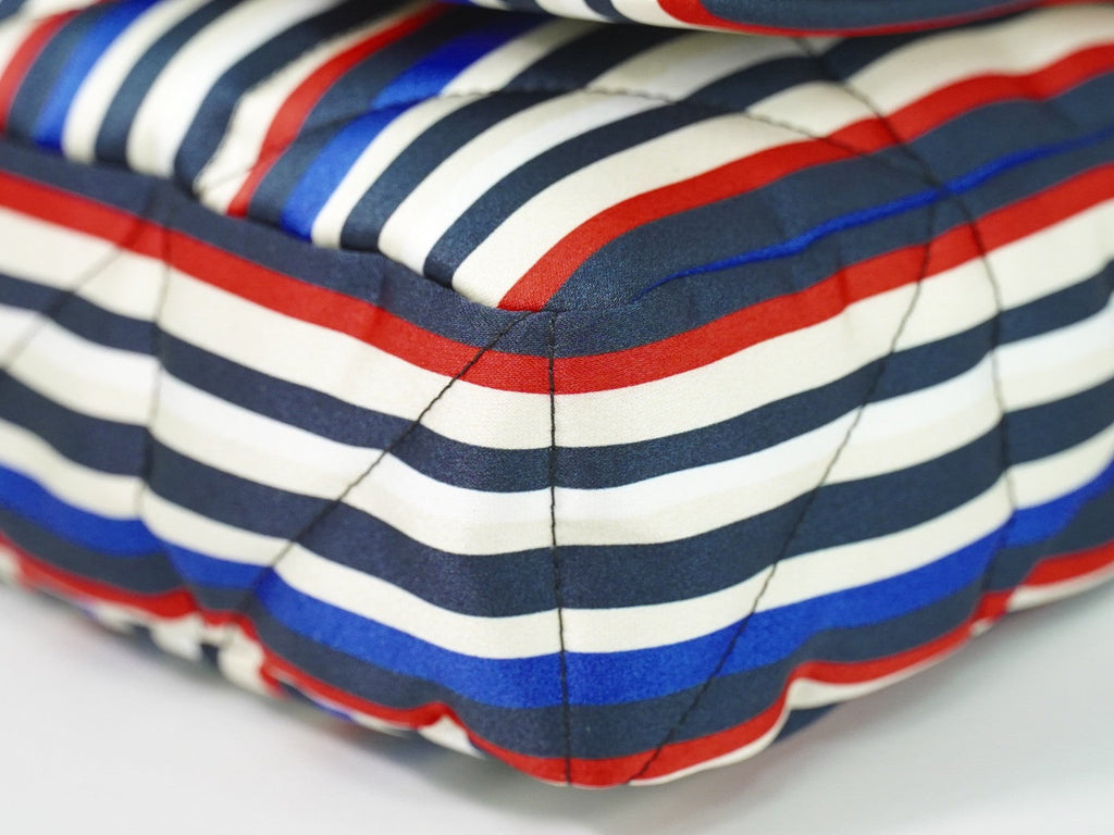 Saint Laurent Jamie Flap Bag Quilted Printed Silk Multicolour Silk Shoulder Bag Bag (Pre-Owned)