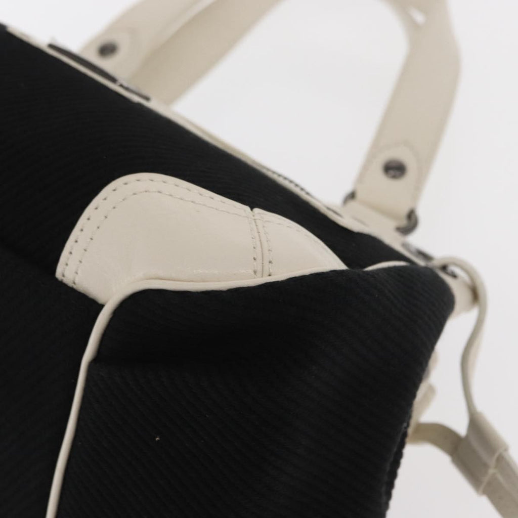 Burberry Vintage Handbag Canvas Black Canvas Handbag
