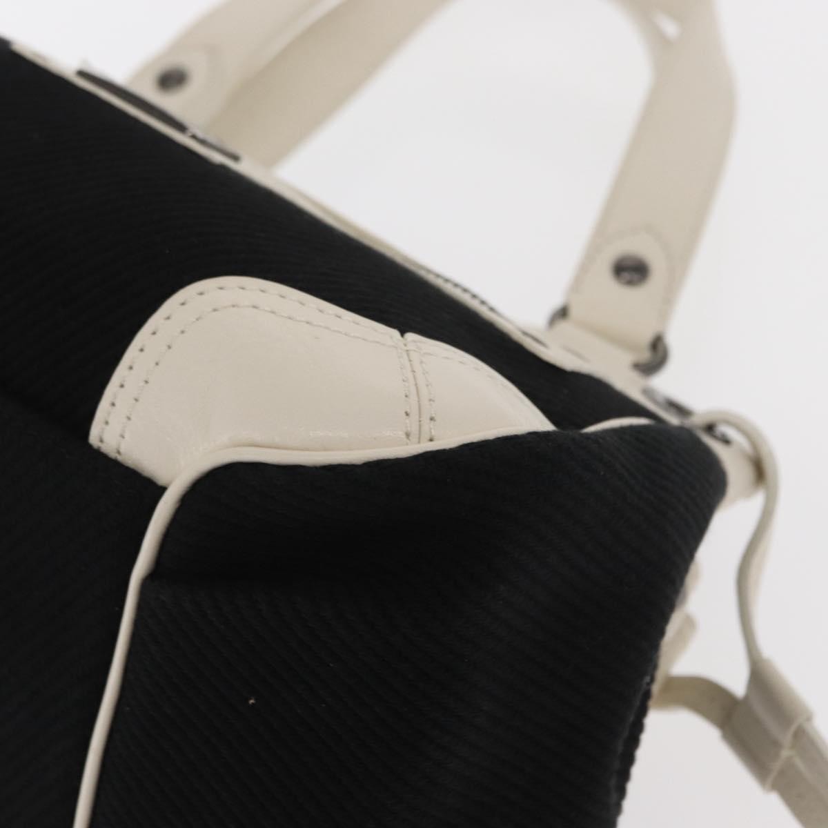 Burberry Vintage Handbag Canvas Black Canvas Handbag