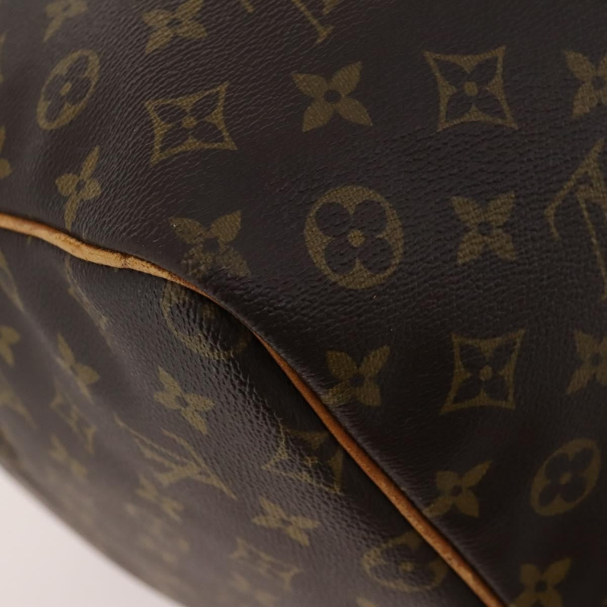Louis Vuitton Keepall Bag Monogram Canvas Brown Canvas Travel Bag