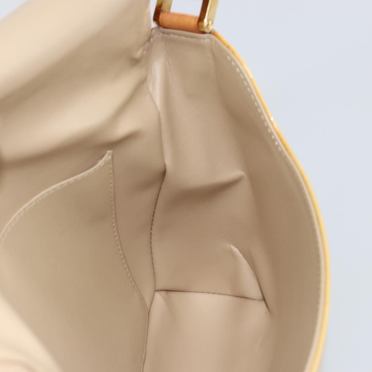Louis Vuitton Thompson Street Handbag Monogram Vernis Beige Patent_Leather Shoulder Bag