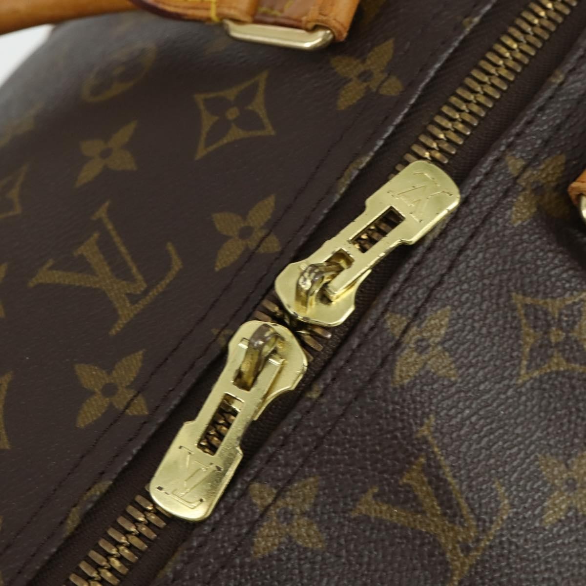 Louis Vuitton Keepall Bag Monogram Canvas Brown Canvas Travel Bag