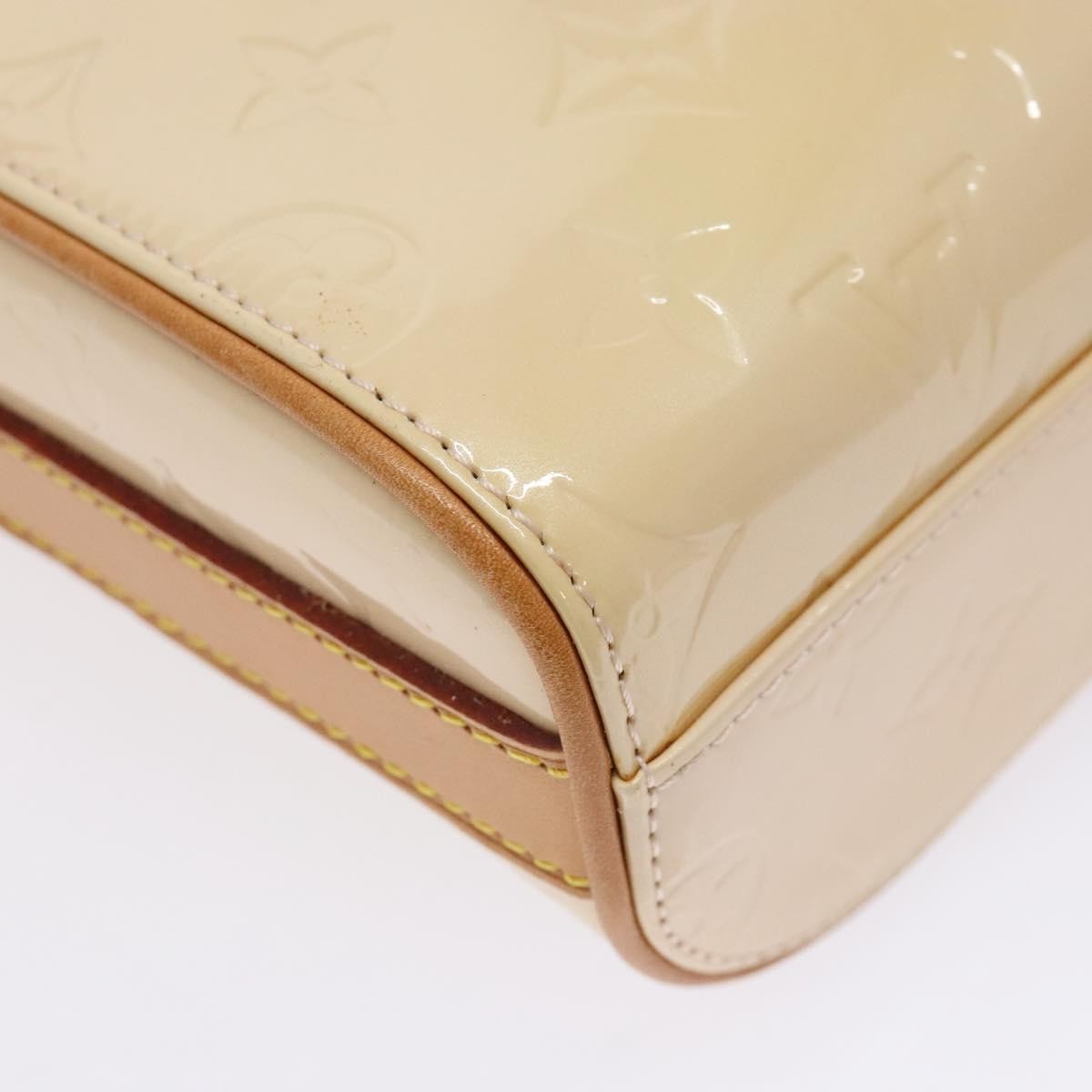 Louis Vuitton Sullivan Handbag Monogram Vernis Beige Patent_Leather Bag