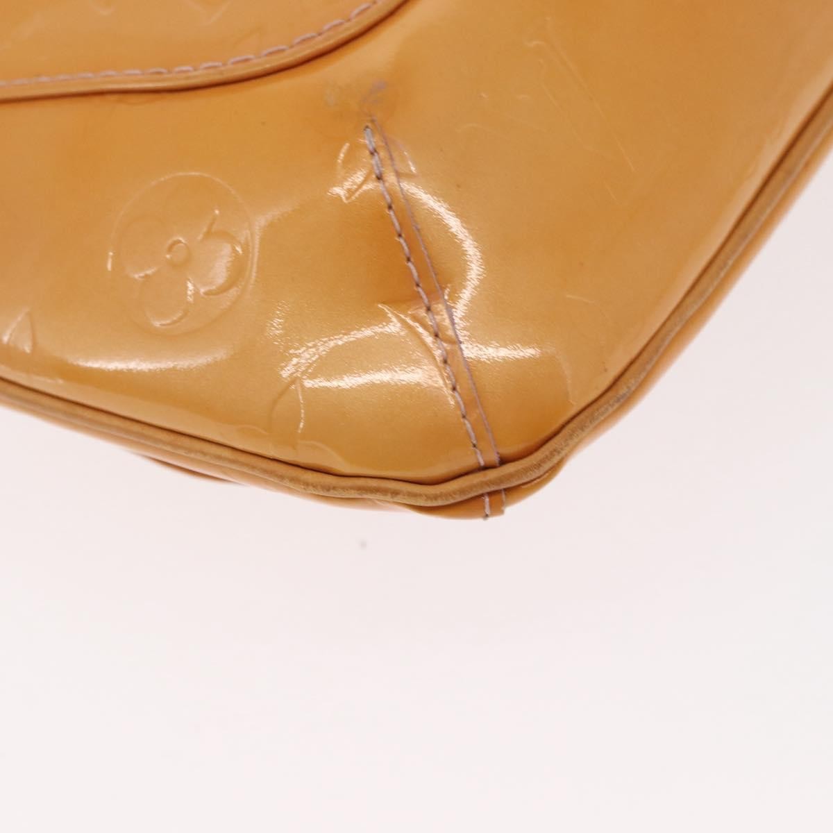 Louis Vuitton Thompson Street Handbag Monogram Vernis Yellow Patent_Leather Shoulder Bag