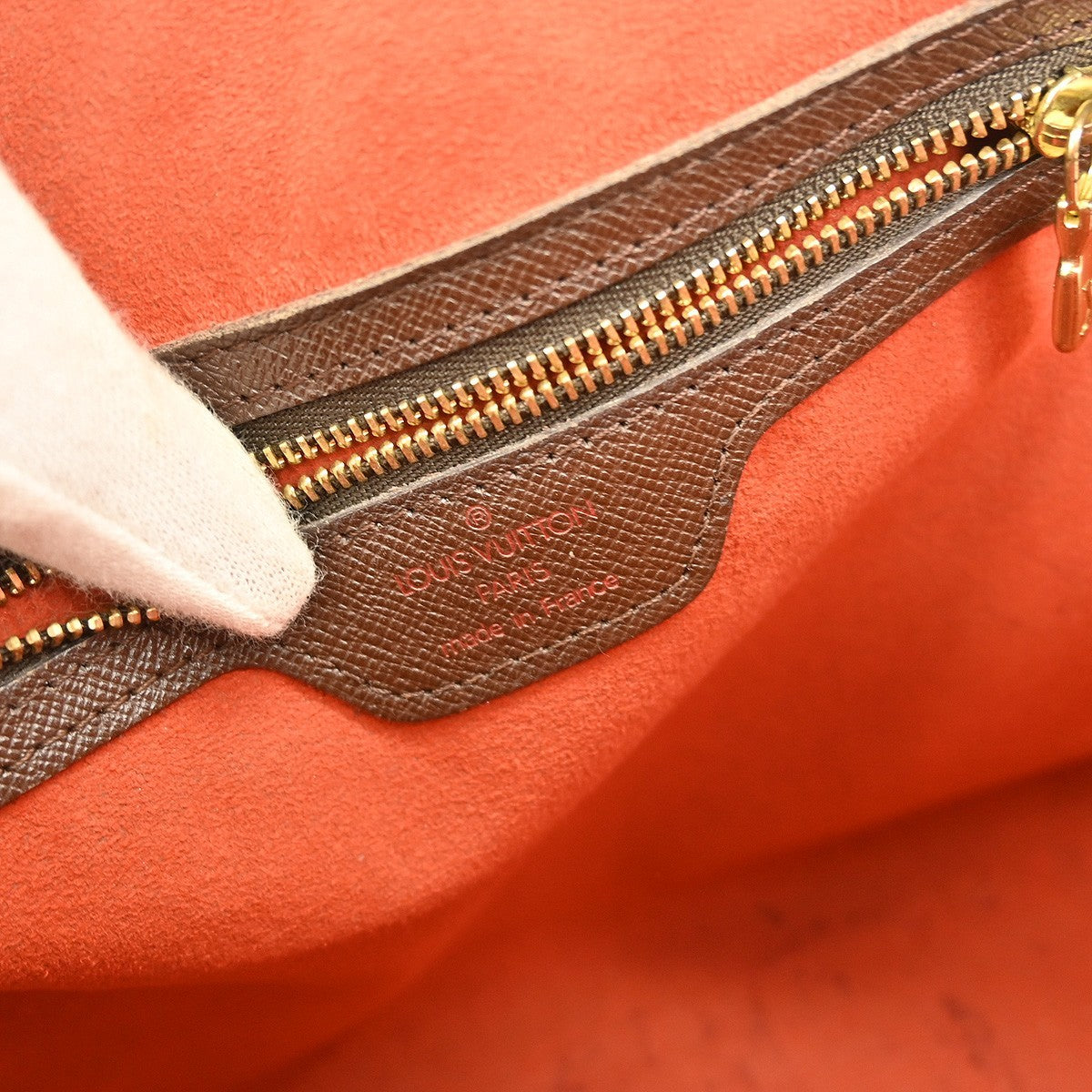 Louis Vuitton Triana Bag Damier Brown Canvas Handbag